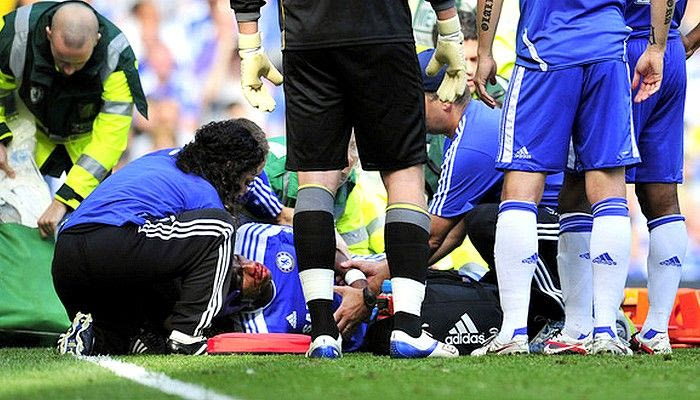 Σoβαρός τραυματισμός του Ντρογκμπά