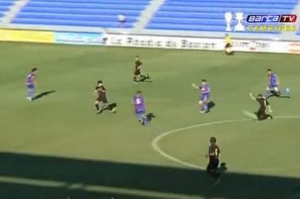 Πανέμορφο γκολ από εκκολαπτόμενο άσο της Μπαρτσελόνα