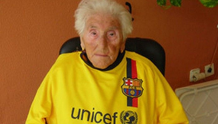 Οπαδός της Μπαρτσελόνα ηλικίας 106 ετών!