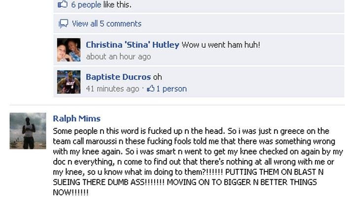 Έξω φρενών ο Μιμς, απειλεί με αγωγές