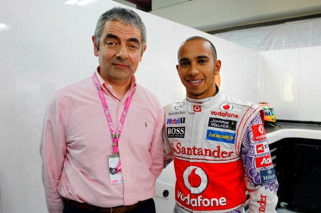 Mr. Bean ο Λιούις Χάμιλτον