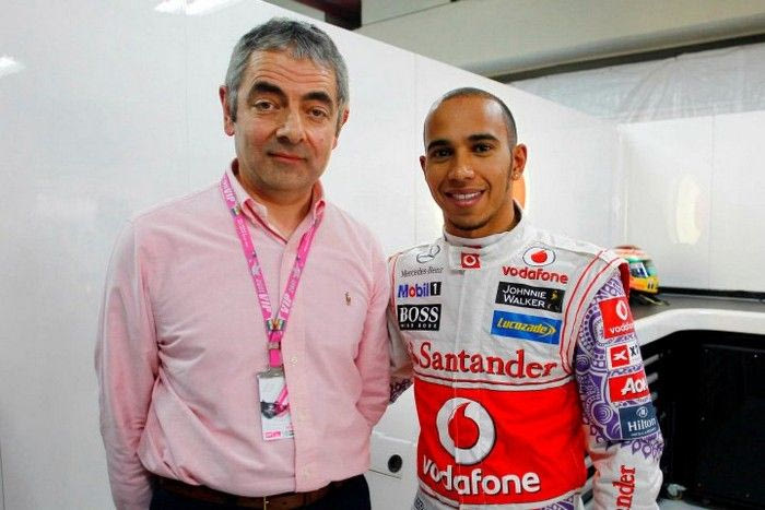 Mr. Bean ο Λιούις Χάμιλτον