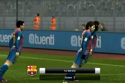 Ο Μέσι σε φιγούρα moonwalk