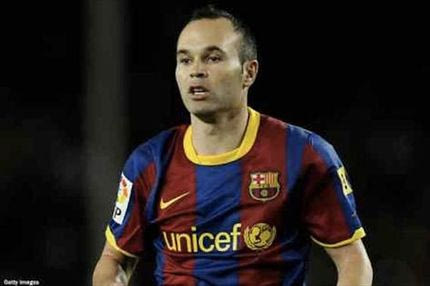 Χωρίς Ινιέστα στο Μιλάνο