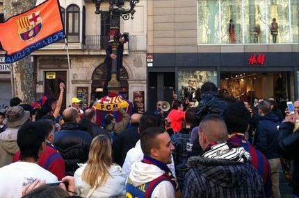 Μεσημεριάτικη γιορτή στη Βαρκελώνη