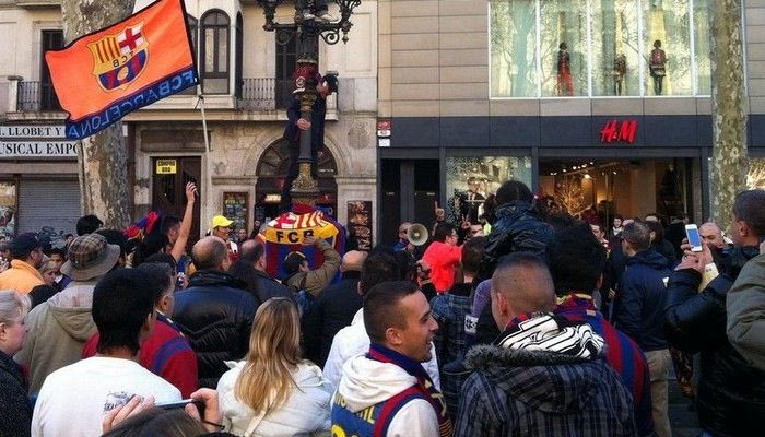 Μεσημεριάτικη γιορτή στη Βαρκελώνη