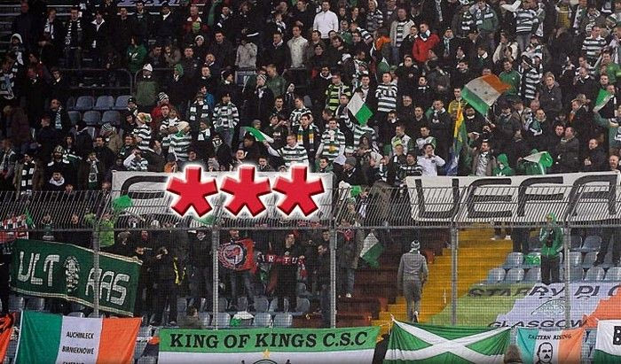 H UEFA κυνηγά τη Σέλτικ για το υβριστικό πανό