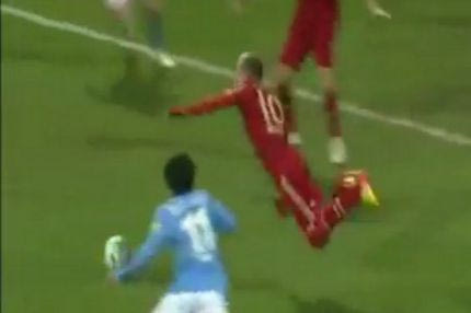 Βουτιά για βραβείο από τον Ρόμπεν