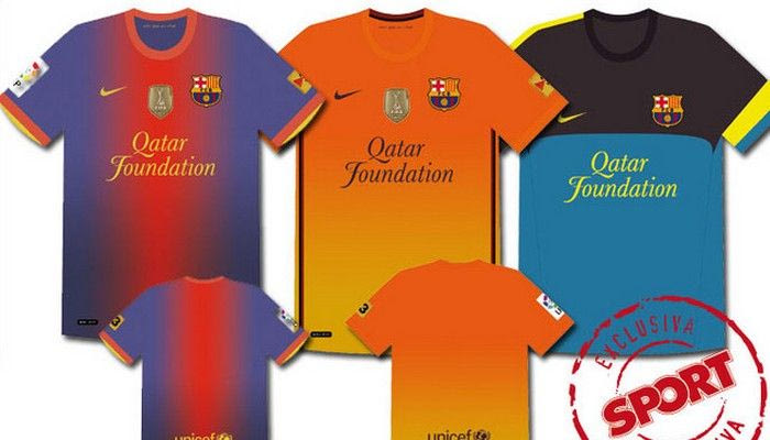 Οι νέες φανέλες της Μπαρτσελόνα: μπλαουγκράνα, κίτρινα και μπλε!