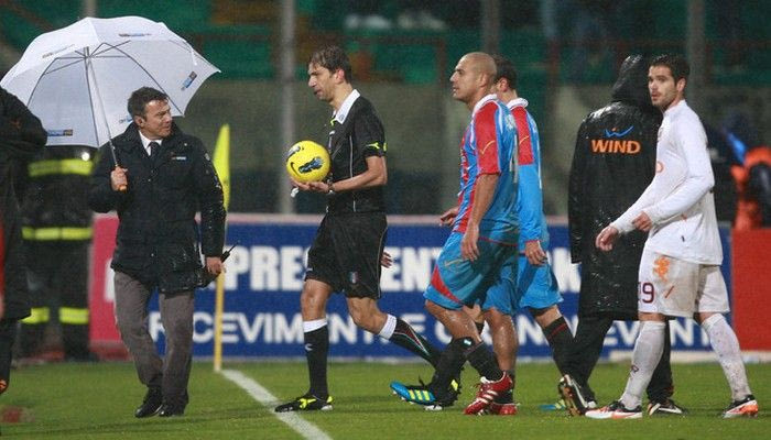 18η αγ.: Διεκόπη το Κατάνια-Ρόμα