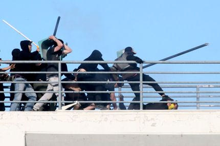 Εικόνες από τον “πόλεμο” στο Πανθεσσαλικό