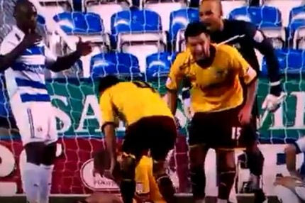 Θυσίασε το κεφάλι του για να μη φάει γκολ