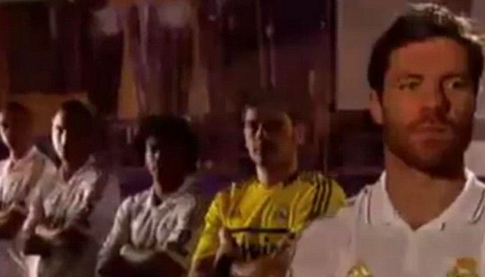 Πρωταγωνιστές σε σποτ οι Αλόνσο, Κασίγιας, Πέπε, Ιγκουαίν και Μαρσέλο