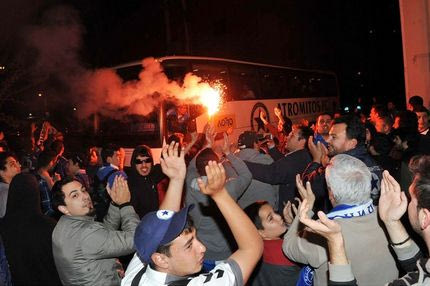 Θριαμβευτική υποδοχή στο Μαζαράκειο