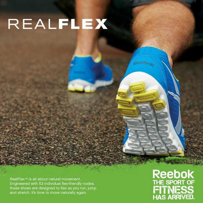 Το RealFlex της Reebok δίνει στη φυσική κίνηση… στυλ!