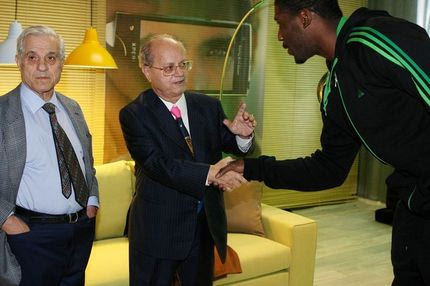 Στην προπόνηση Παύλος και Θανάσης