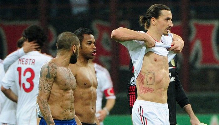 Γκολάρα Ζλάταν στο Καμπ Νου