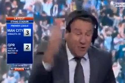 Η αντίδραση του Πολ Μέρσον στο γκολ του Αγουέρο