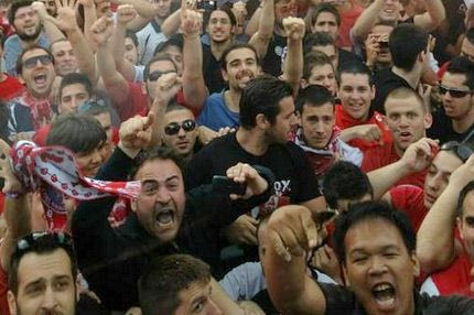 Αποθέωση στην άφιξη του πρωταθλητή Ευρώπης
