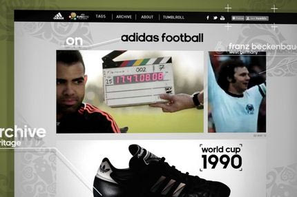 adidas Football Tumblr page