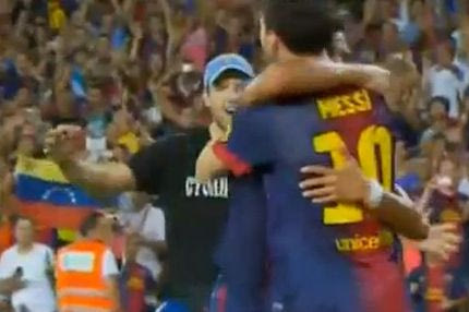 Πανηγύρισε με τον Μέσι