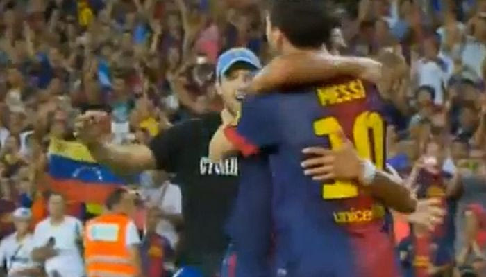 Πανηγύρισε με τον Μέσι