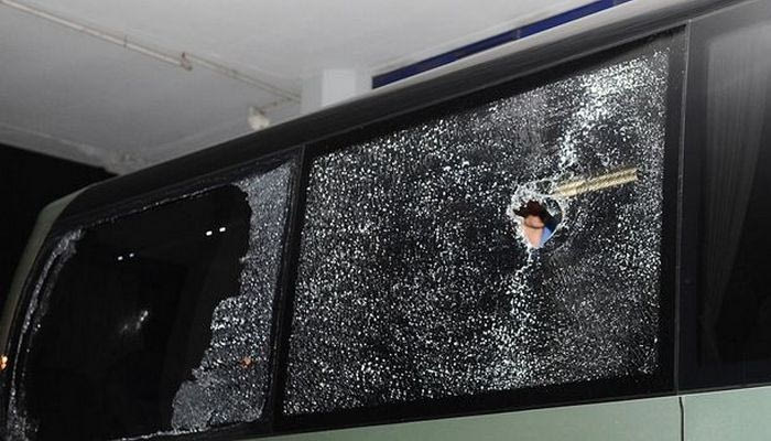 Επίθεση σε πούλμαν οπαδών του ΠΑΟΚ