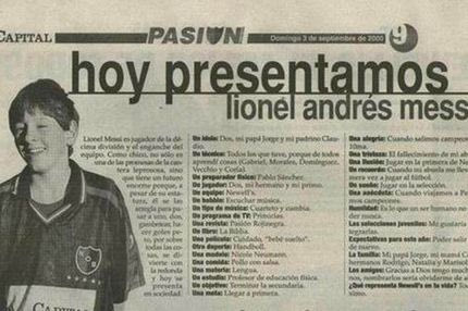 Τα όνειρα του… 13χρονου Μέσι