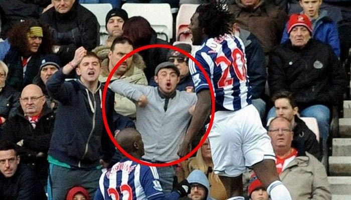 Στα πράσα ρατσιστής οπαδός