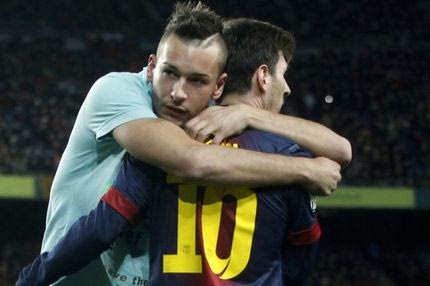 Εισβολή για ένα φιλί στον Μέσι