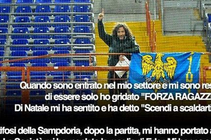 Η ατάκα του Ντι Νατάλε στο μοναδικό οπαδό της Ουντινέζε!