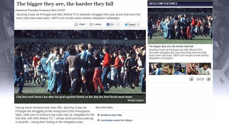 Η κατάσταση της ΑΕΚ εμπνέει την UEFA