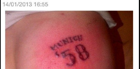 Οπαδός της Λίβερπουλ έκανε τατουάζ στα οπίσθια την τραγωδία του Μονάχου