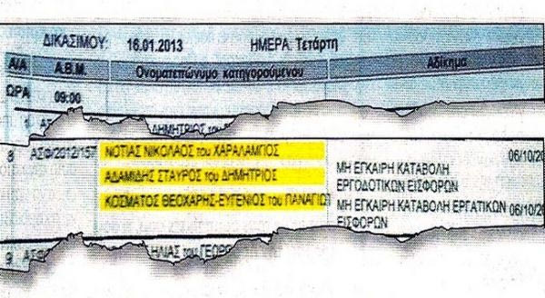 Το ΙΚΑ μήνυσε τον Νοτιά