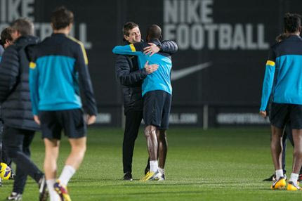 Στην προπόνηση της Μπαρτσελόνα ο Βιλανόβα