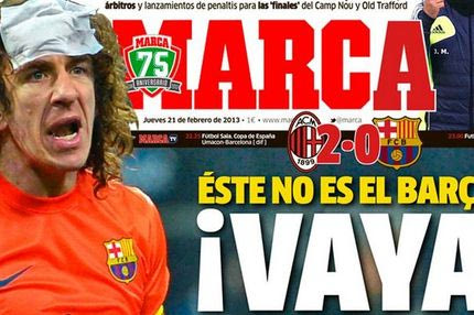 “Δεν υπάρχουν δικαιολογίες”: Τα πρωτοσέλιδα για το Μίλαν-Μπαρτσελόνα