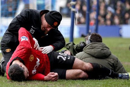 Ο αστείος τραυματισμός του Ρόμπιν φαν Πέρσι