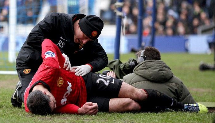 Ο αστείος τραυματισμός του Ρόμπιν φαν Πέρσι