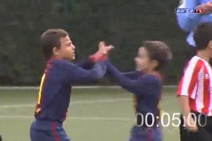 Γκολ 9χρονου της Μπαρτσελόνα σε 5 δευτερόλεπτα