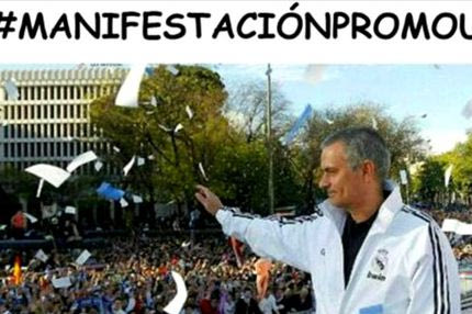 Πορεία υπέρ του Μουρίνιο οι οπαδοί της Ρεάλ