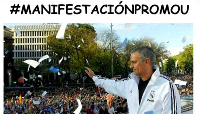 Πορεία υπέρ του Μουρίνιο οι οπαδοί της Ρεάλ