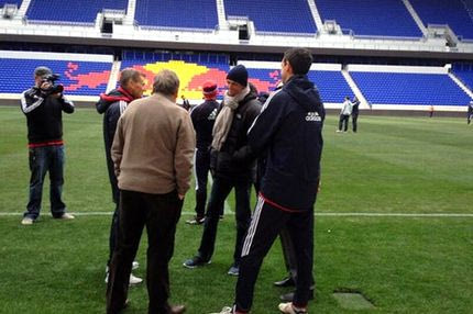 Ξεναγήθηκε στο γήπεδο της Ρεντ Μπουλ ο Βιλανόβα