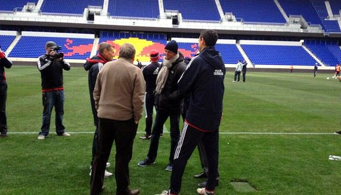 Ξεναγήθηκε στο γήπεδο της Ρεντ Μπουλ ο Βιλανόβα