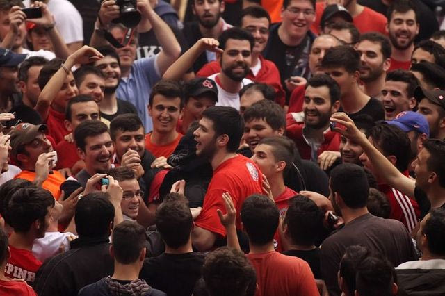 Οι πανηγυρισμοί για την πρόκριση