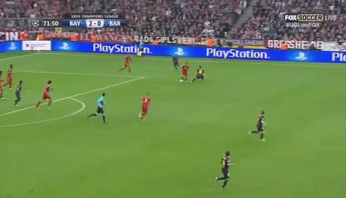 Ο Ριμπερί ντριμπλάρει τον Μέσι