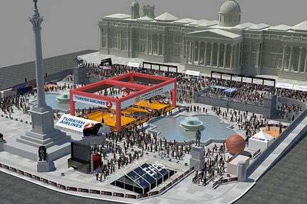 Σε “μπασκετικό παράδεισο” θα μετατραπεί η πλατεία Τραφάλγκαρ