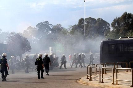 Ενταση στο Καραϊσκάκη