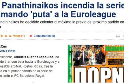 “Puta Euroleague”