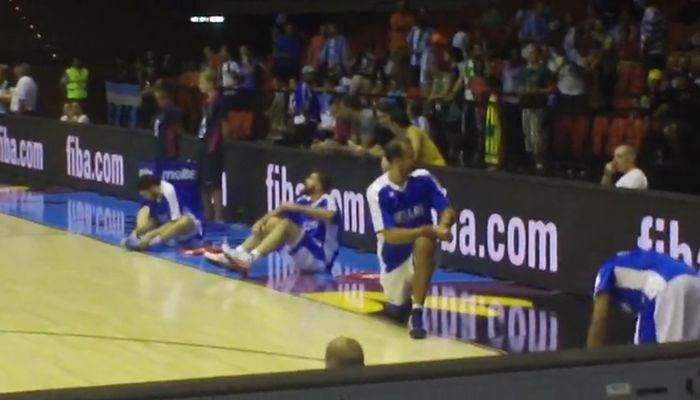 Προθέρμανση πριν από την πρεμιέρα για την Εθνική (VIDEO)