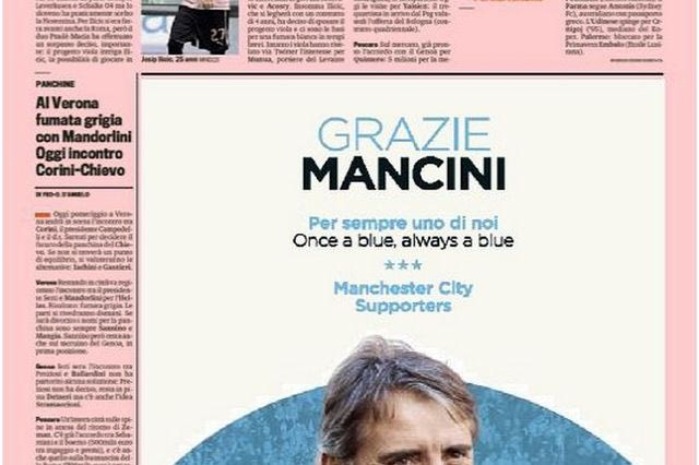 Η απάντηση των οπαδών της Σίτι στον Μαντσίνι